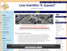 Tablet Screenshot of liceosoverato.it